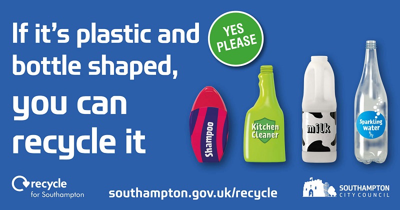 If it's plastic and bottle shaped, you can recycle it!