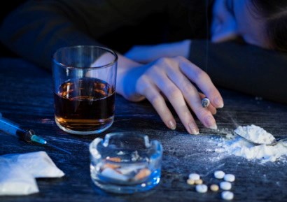 User with array of drugs and alcohol