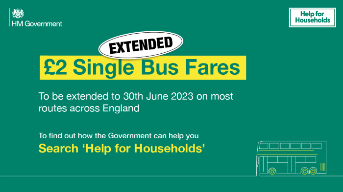 Single Bus Fares Will Stay At £2 Until 30 June