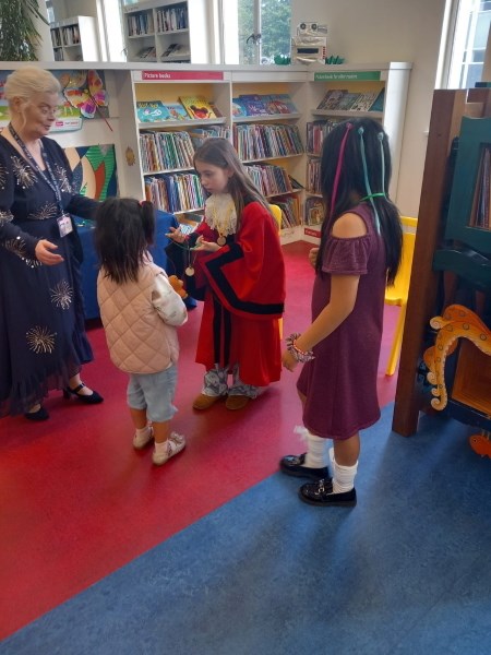 Children's Mayor at library celebration event