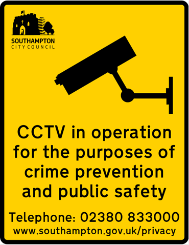 CCTV sign