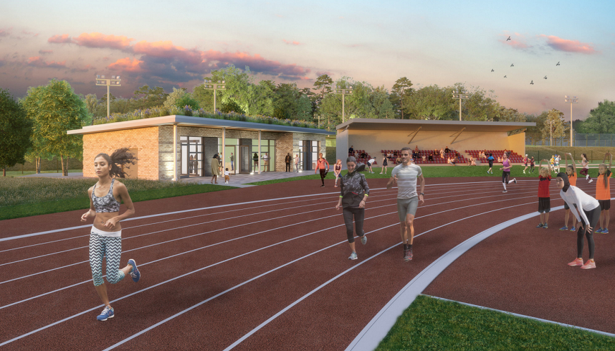 Athletics track proposed look