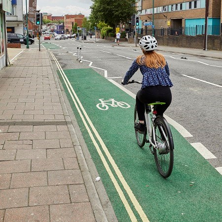 St Mary's Road cycle path